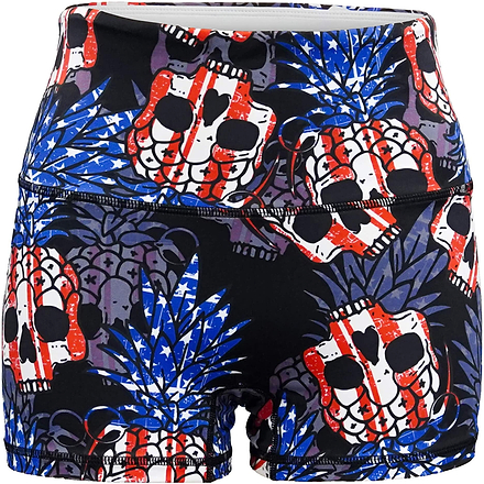 Ladies Seamless Front Performance Training Shorts V3 - Combat Iron Apparel Co.