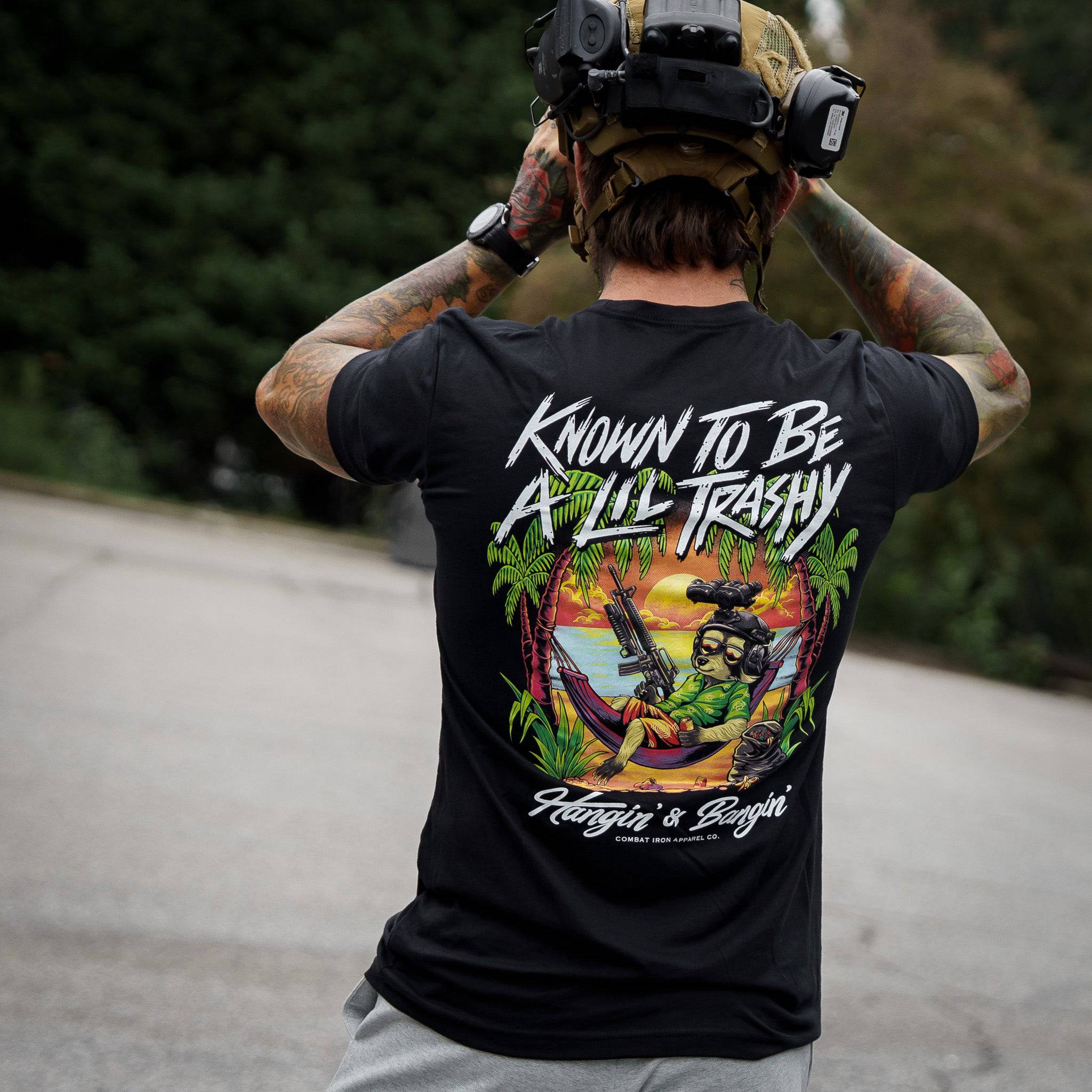 Known To Be A Lil Trashy Racoon Men's T-Shirt | Combat Iron Apparel Co Known To Be A Lil Trashy Racoon Men's T-Shirt | Combat Iron Apparel Co