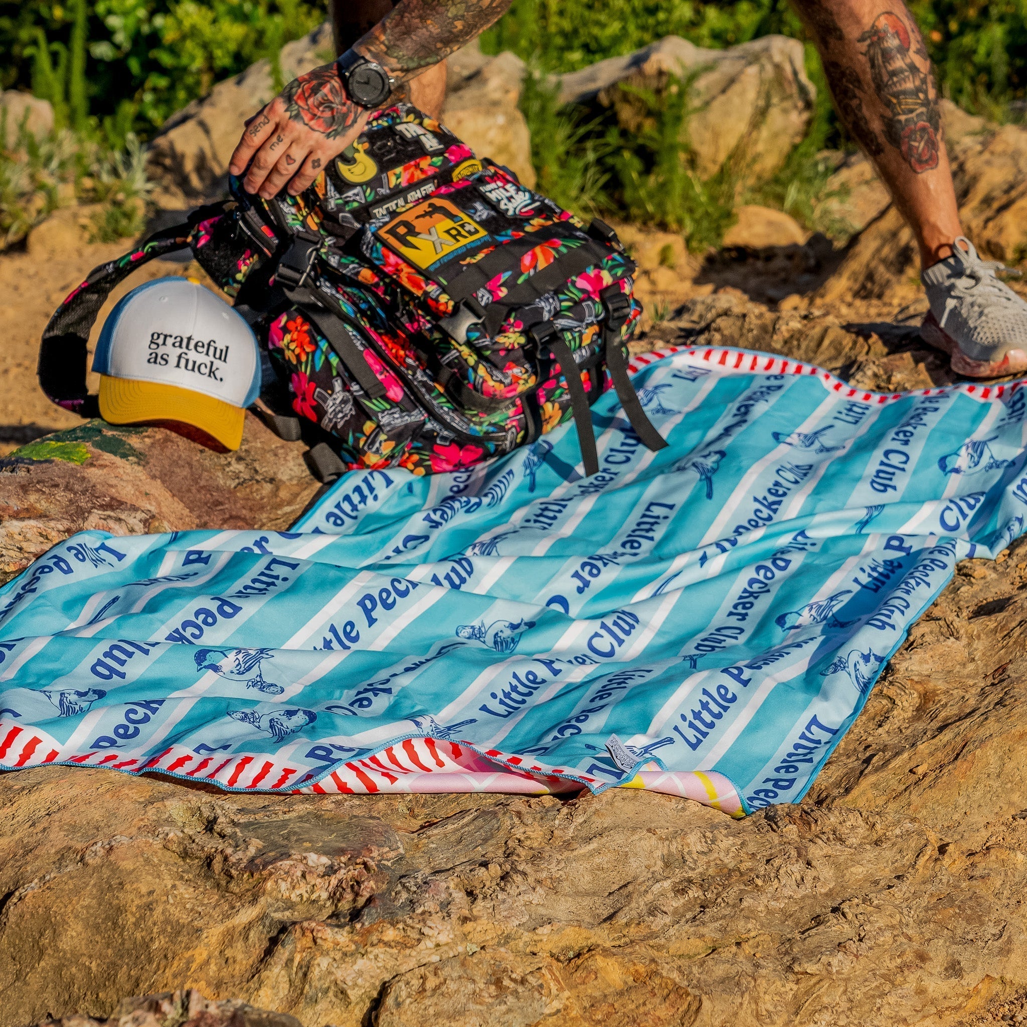 Microfiber Beach Towel - Quick Dry - Ultra Soft | Combat Iron Apparel