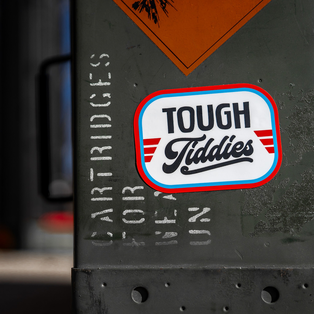 Tough Tiddies Decal Sticker - Combat Iron Apparel Co.