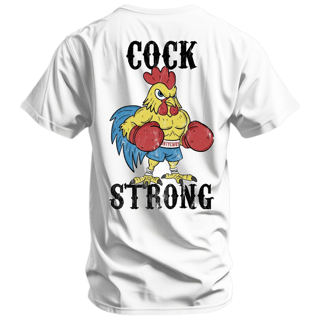 Boxing Chicken Strong Men's T-Shirt