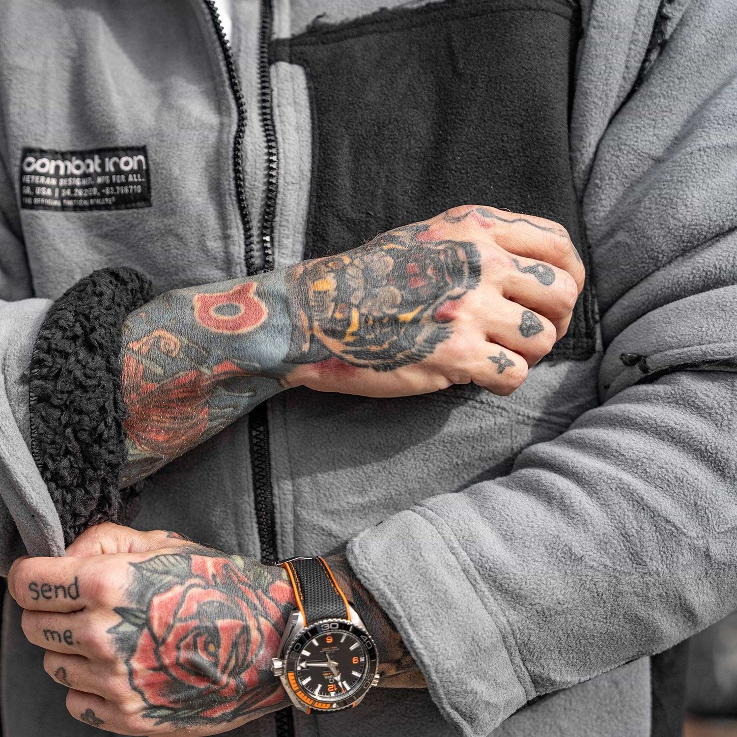Fur Lined Men's Expedition Winter Jacket | Combat Iron Apparel Co.