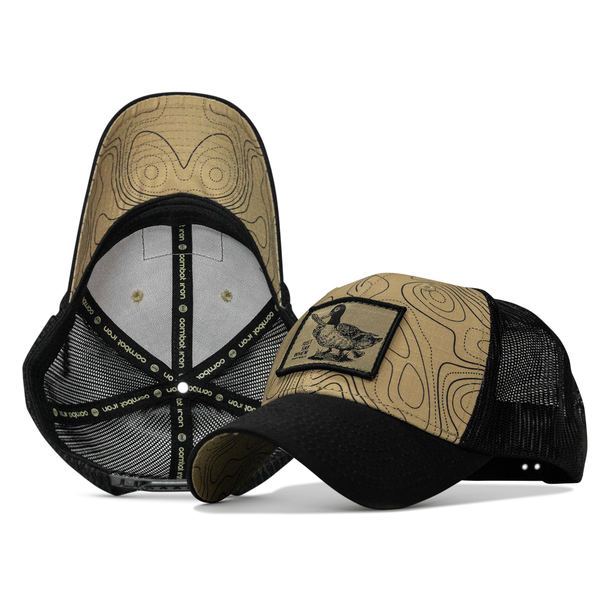 Just Say When Patch Original Ripstop Snapback Hat | Combat Iron