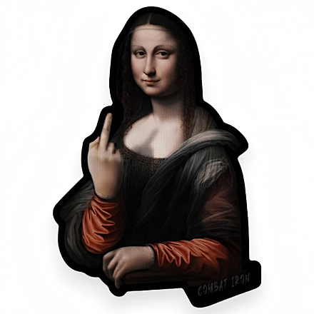 Mona Lisa's "Have a Good Day" Decal Sticker - Combat Iron Apparel Co.