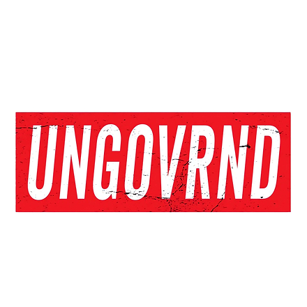 Ungovrnd Distressed Red Decal - Combat Iron Apparel Co.