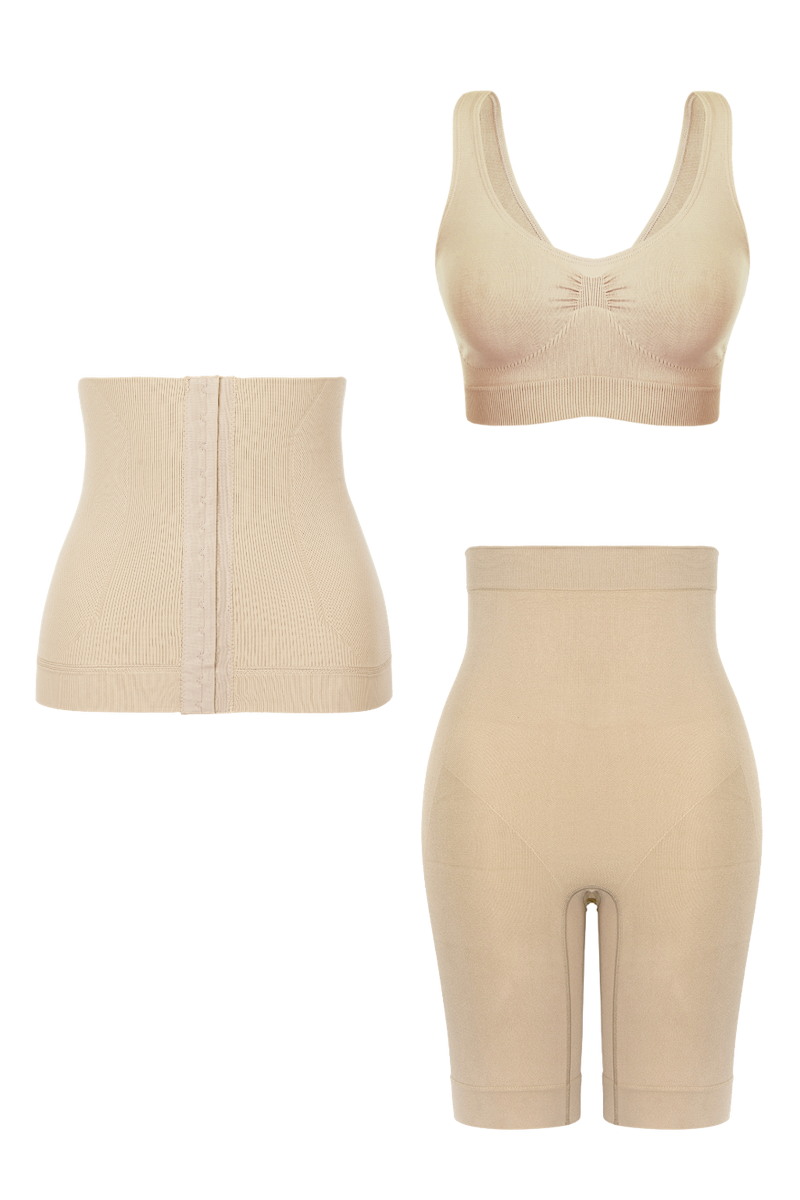 مجموعة مشدات الجسم الكاملة الثلاثية