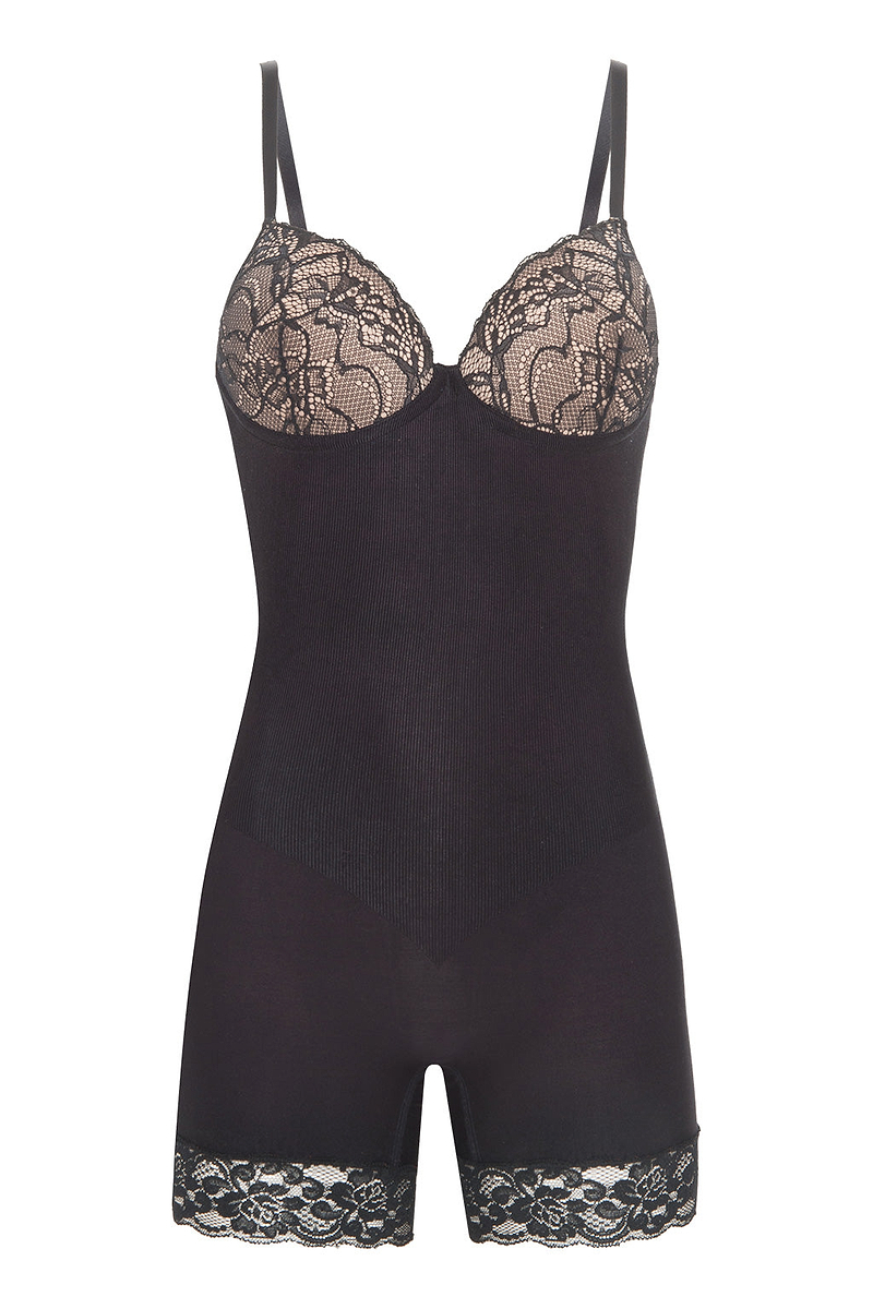 Plie SHADES Body Boxer Lace Women Corset Shapewear with Bra، Plie, Metro Brazil, Plie, Lupo, Loba Slim, Fruit De La Passion, Brazil, Brasil