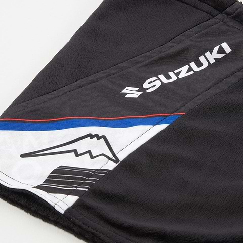 SUZUKI×KUSHITANI コラボ ネックウォーマー【ブラック/ブルー