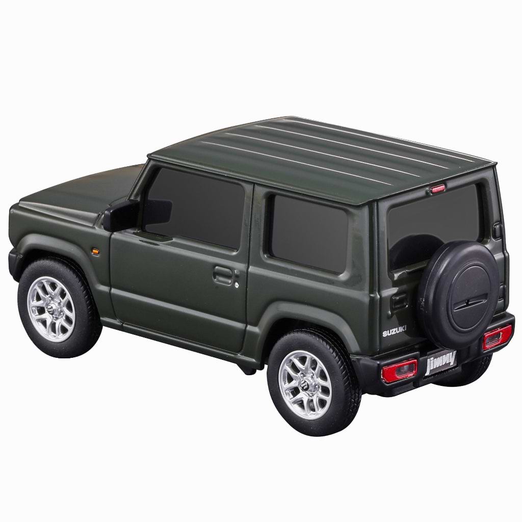 SUZUKIスズキjimnyジムニープルバックカー全６色６種フルコンプ箱付き美品 プルバックミニカー ジムニー（軽自動車）【グリーン/グレー
