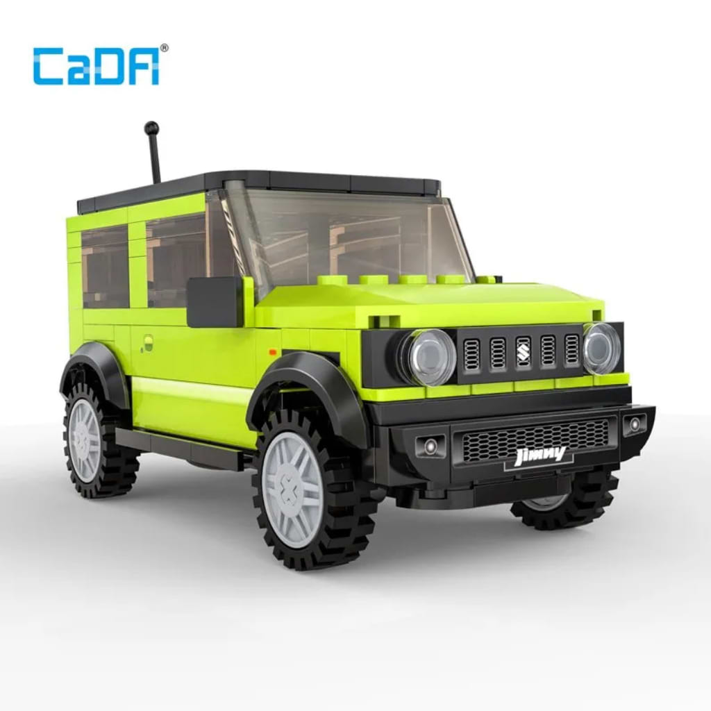 CaDA ブロック 1/24サイズ SUZUKI JIMNY SIERRA スズキ ジムニーシエラ (192ピース) 【スズキライセンス商品】