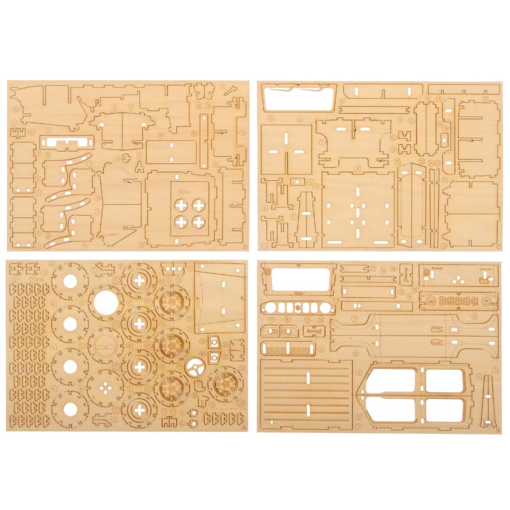 組立式木製フィギュア　ki-gu-mi　ジムニー