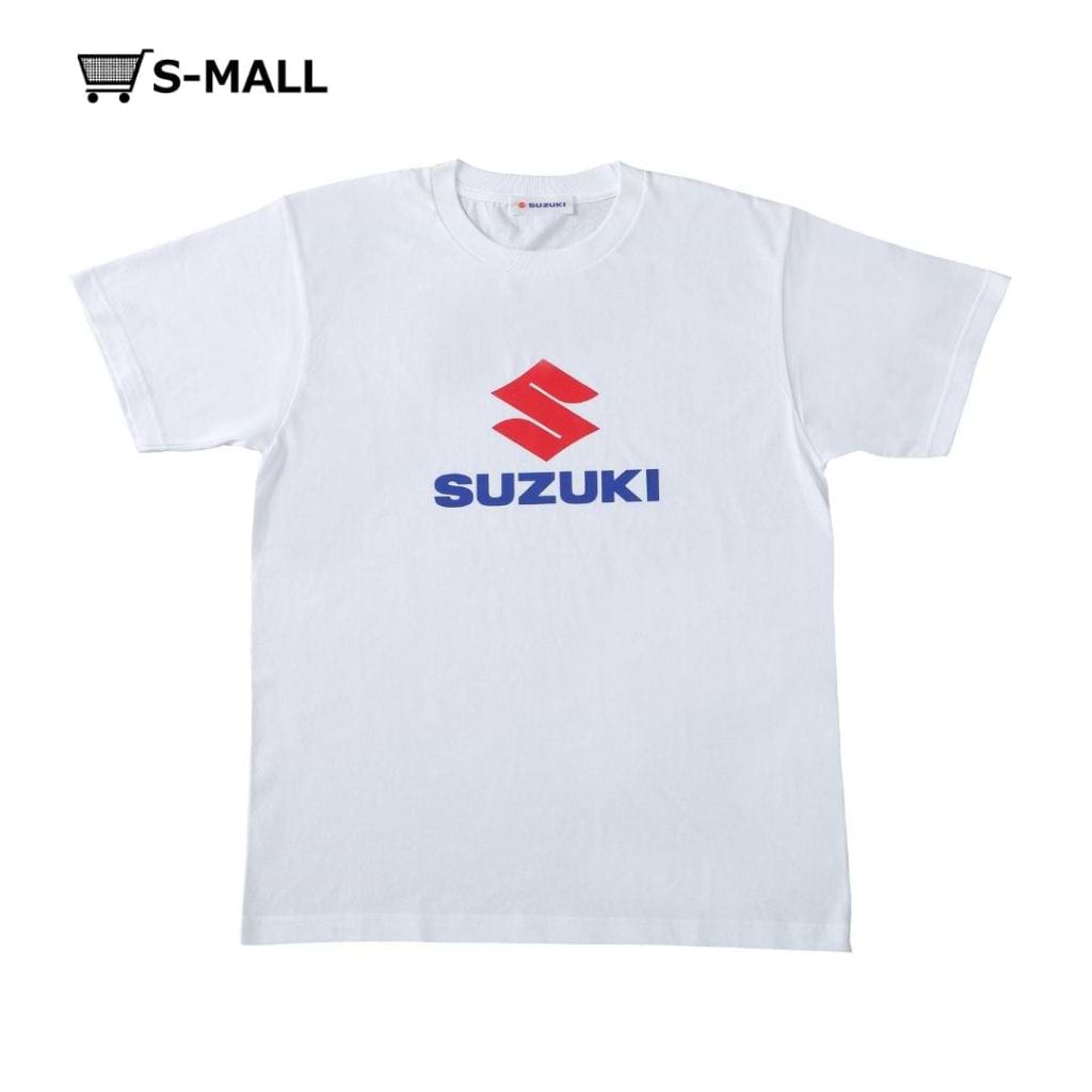 Tシャツ　S SUZUKIロゴ　ホワイト