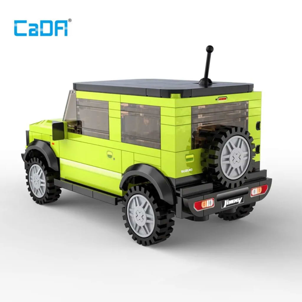 CaDA ブロック 1/24サイズ SUZUKI JIMNY SIERRA スズキ ジムニーシエラ (192ピース) 【スズキライセンス商品】