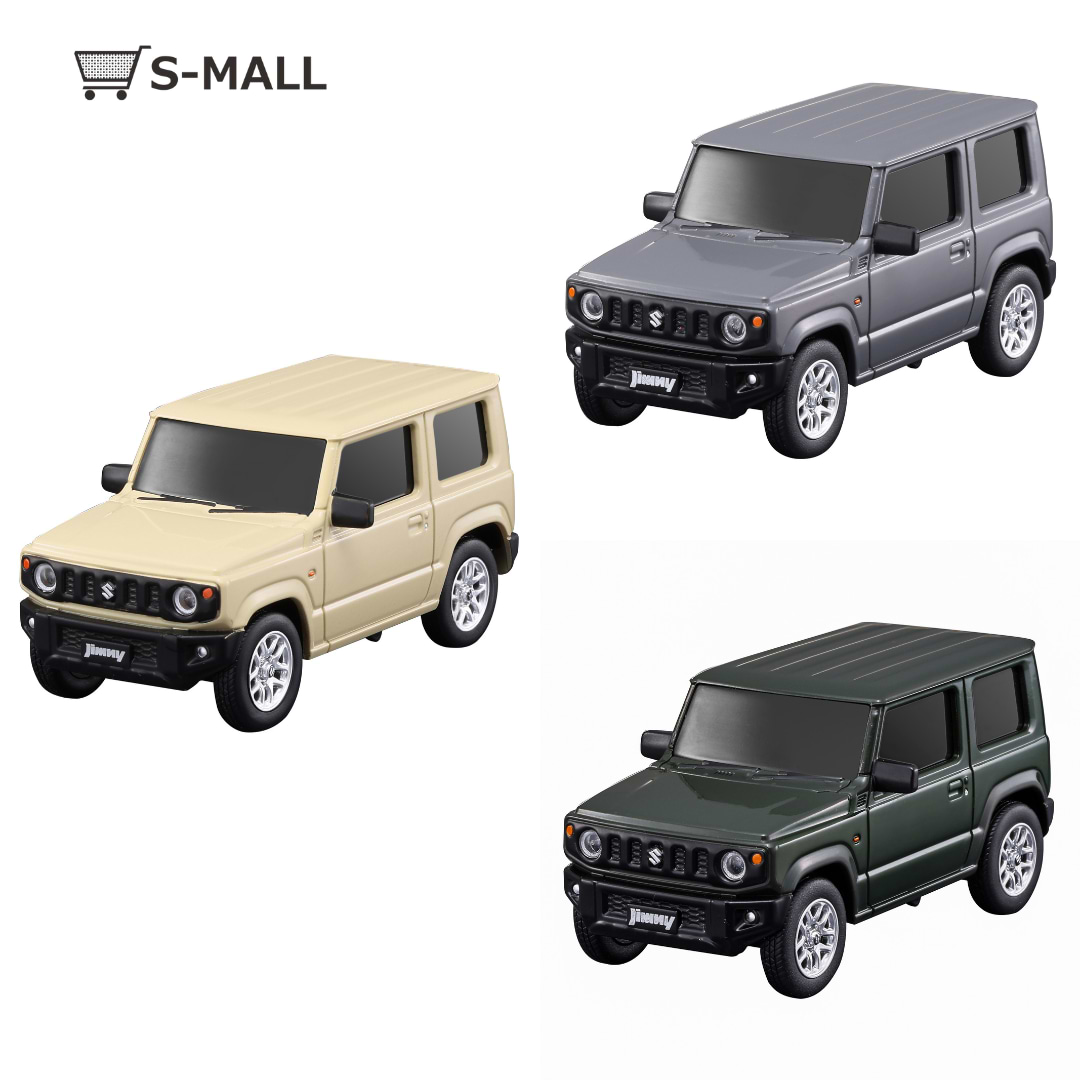 プルバックミニカー ジムニー（軽自動車）【グリーン/グレー