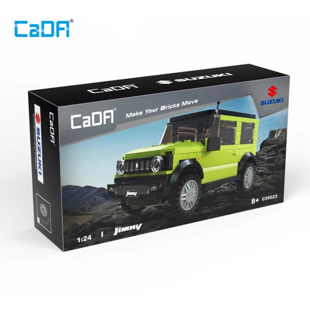 CaDA ブロック 1/24サイズ SUZUKI JIMNY SIERRA スズキ ジムニーシエラ (192ピース) 【スズキライセンス商品】