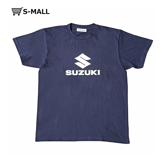 Tシャツ　S SUZUKIロゴ　ネイビー