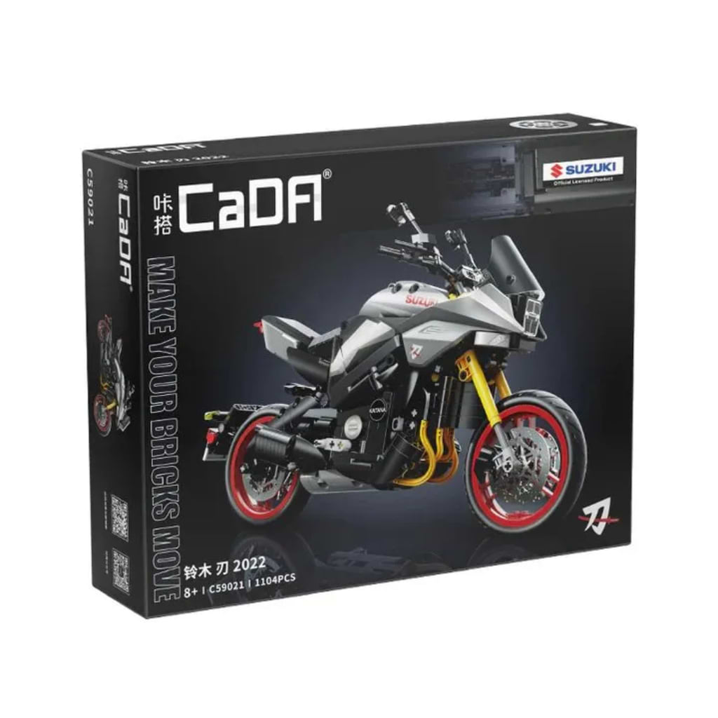 CaDA ブロック 1/6サイズ SUZUKI KATANA スズキ カタナ 2022 (1104ピース)　【スズキライセンス商品】