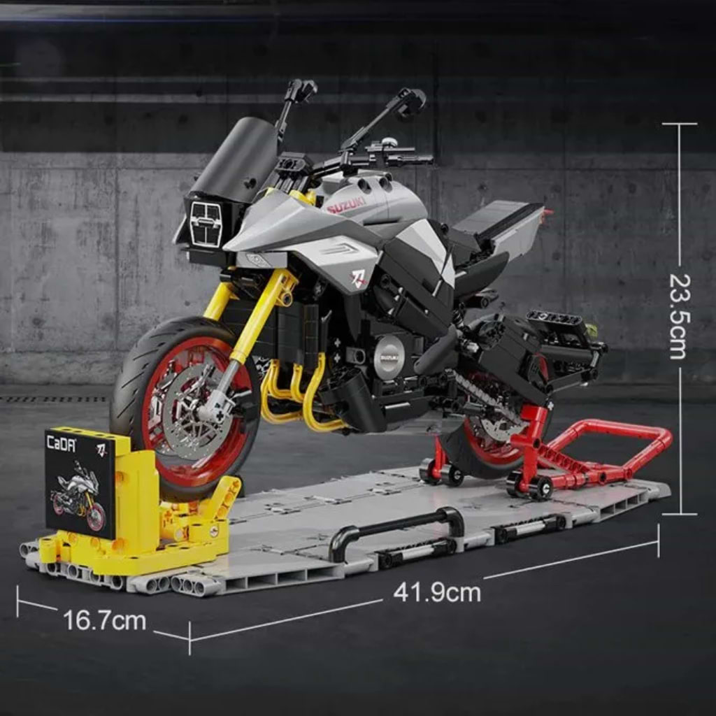 CaDA ブロック 1/6サイズ SUZUKI KATANA スズキ カタナ 2022 (1104ピース)　【スズキライセンス商品】