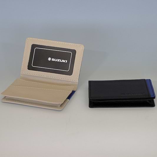 S-MALL5周年記念 SUZUKI×KUSHITANI コラボ オリジナルカードケース ブラック/サンドベージュ 各100個限定【特別商品】