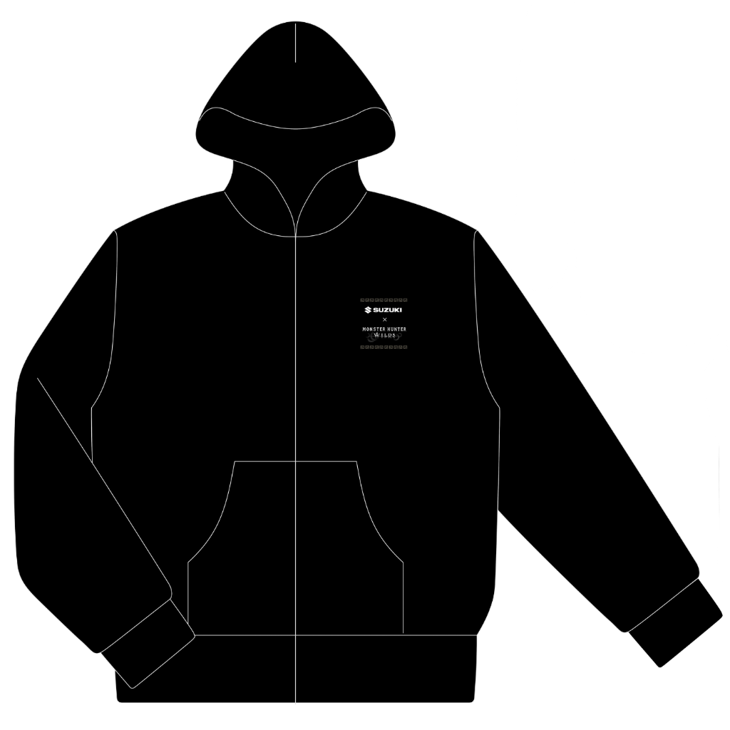 SUZUKI × MONSTER HUNTER WILDS コラボ ジップアップパーカー【特別商品】