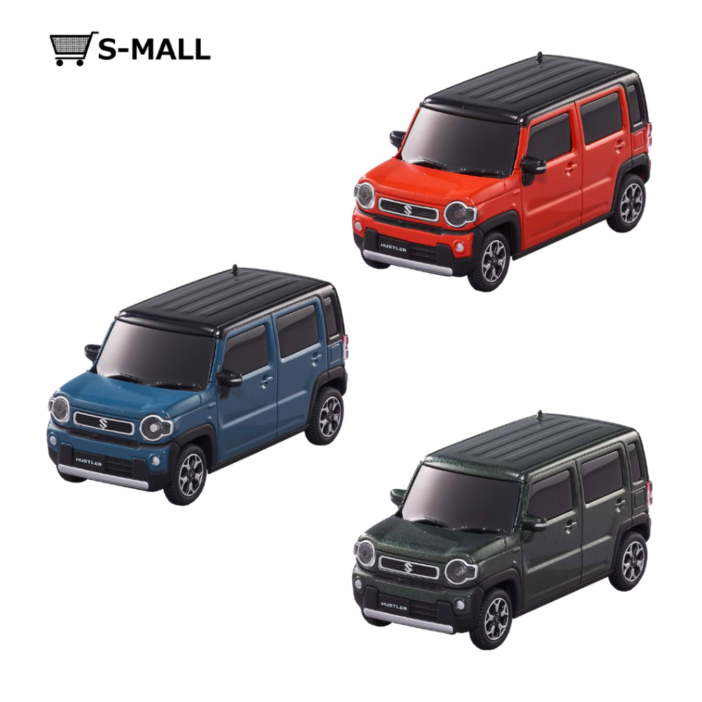 プルバックミニカー ハスラー【オレンジ/ブルー/カーキ プルバックミニカー ハスラー【オレンジ/ブルー/カーキ