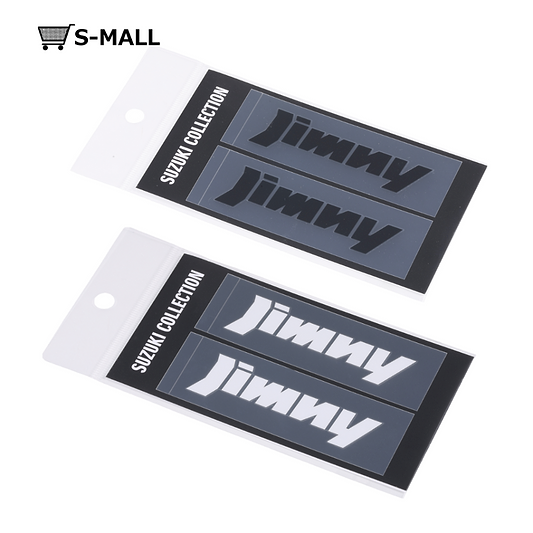 転写ステッカー　JIMNY　2枚組【ホワイト/ブラック】