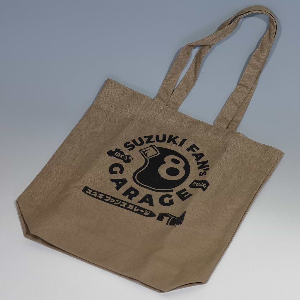 スズキモーターサイクルショー2026 オリジナルトートバッグ サンドベージュ 【特別商品】