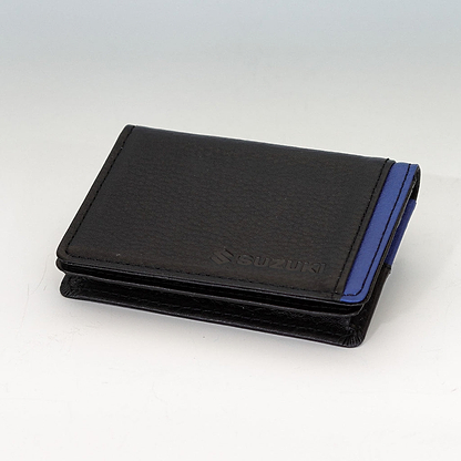 S-MALL5周年記念 SUZUKI×KUSHITANI コラボ オリジナルカードケース ブラック/サンドベージュ 各100個限定【特別商品】