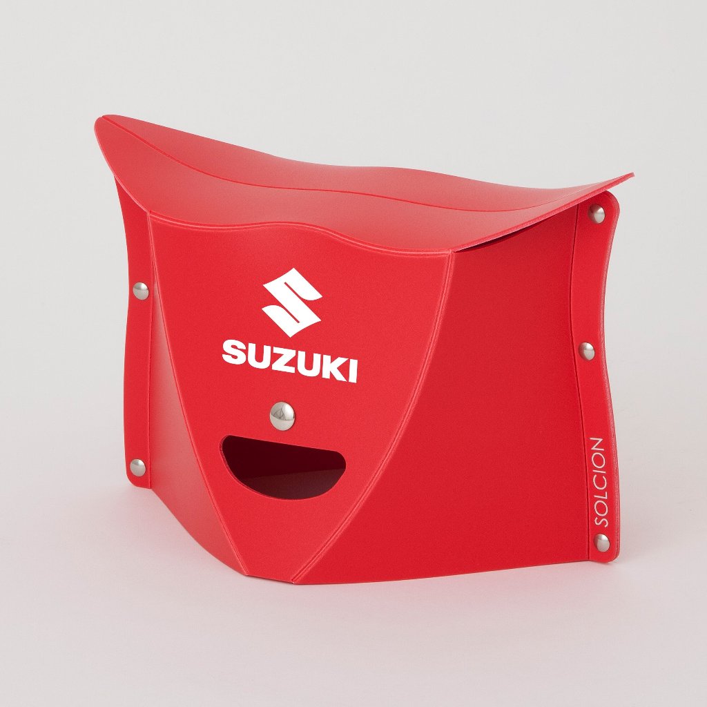 SUZUKI　折りたたみイス【耐荷重 100kg】