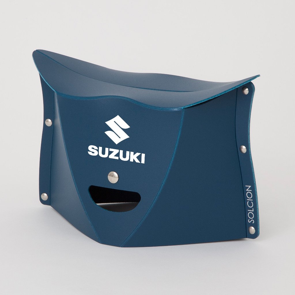 SUZUKI　折りたたみイス【耐荷重 100kg】