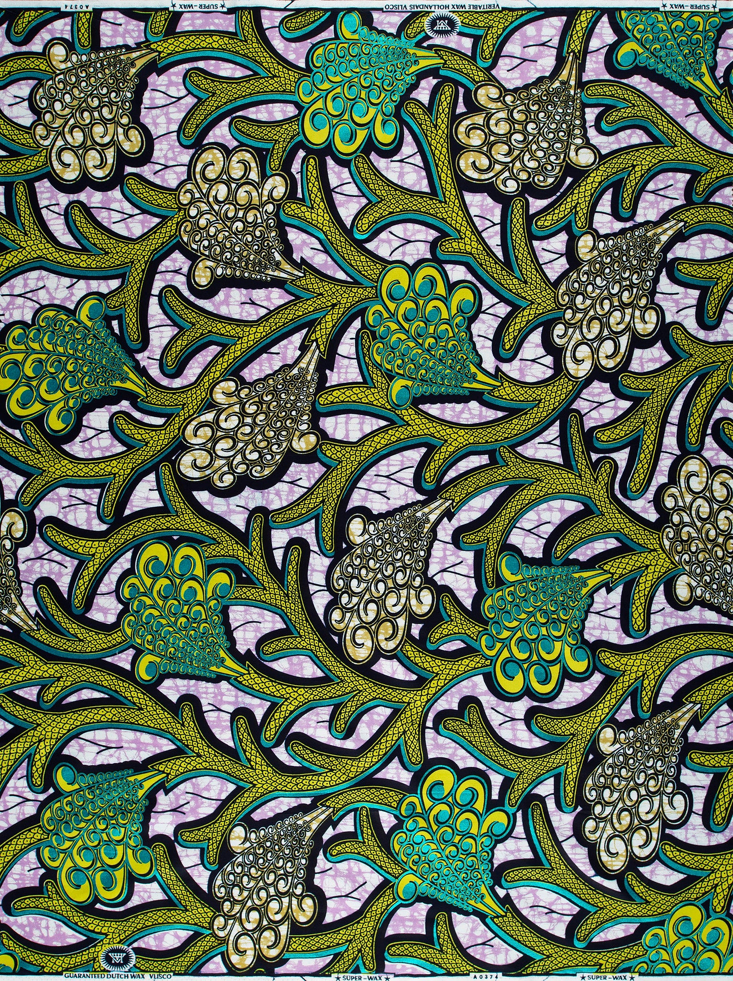 Vibrant african print fabric bold super-wax vla0374.028