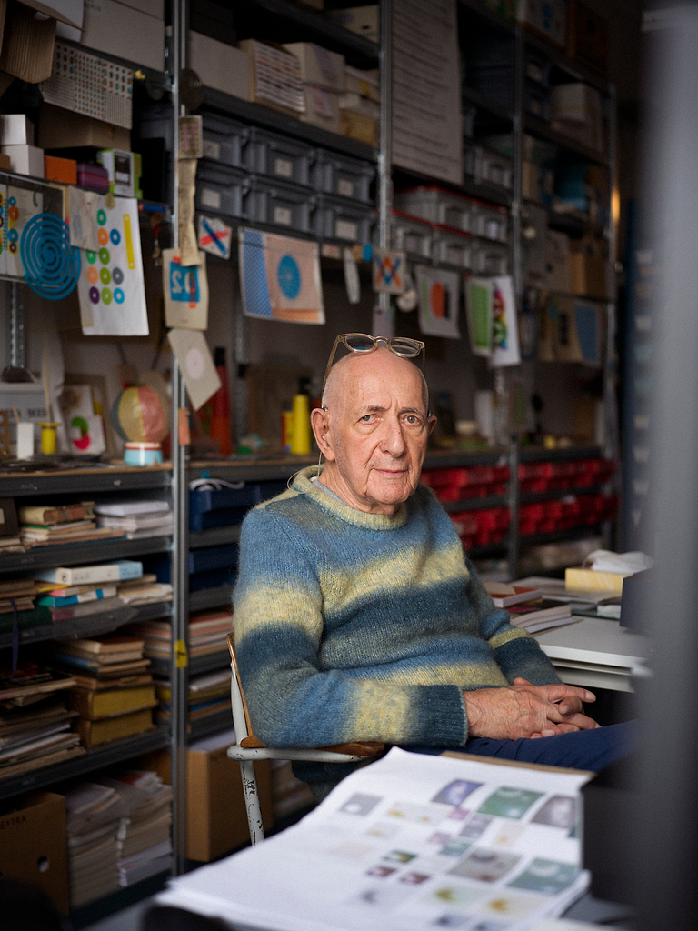 Portrait of Dutch graphic designer Karel Martens 