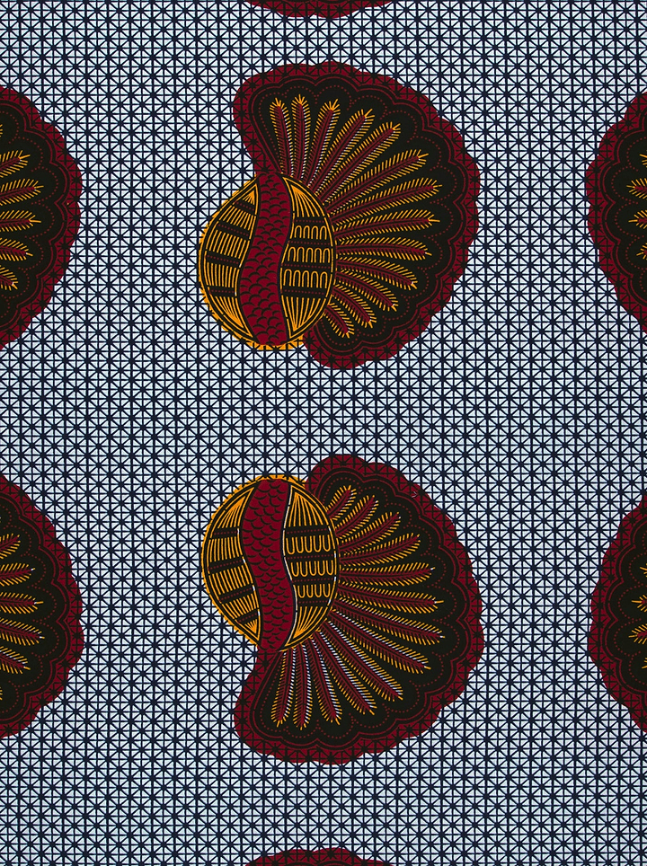 Wax Hollandais | VL00012.201 | Bunch of Bananas, Helmet, Kimba, Shell