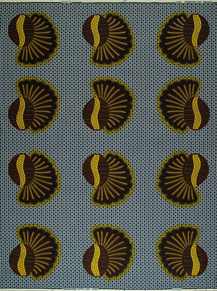 Wax Hollandais | VL00012.226 | Bunch of Bananas, Helmet, Kimba, Shell