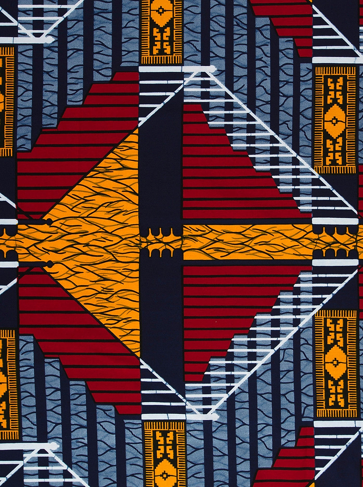 Wax Hollandais | VL00024.062 | Atrakpui Gtbele antwele, Big Step, Staircase