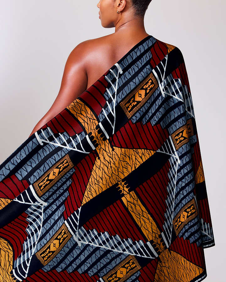 Wax Hollandais | VL00024.062 | Atrakpui Gtbele antwele, Big Step, Staircase