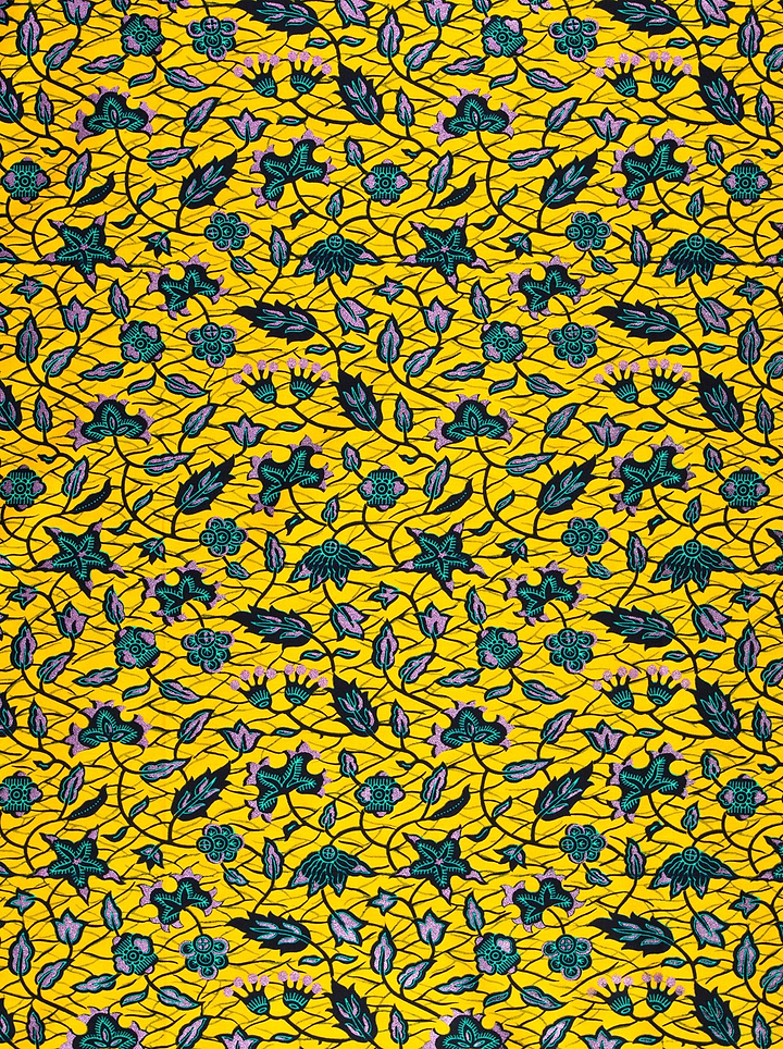 Wax Hollandais | VL00040.179 | Orné de Lilas