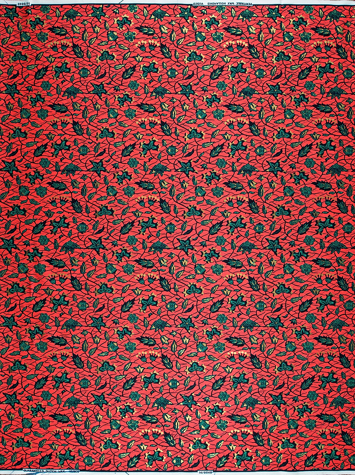 Wax Hollandais | VL00040.178 | Gold Embellished