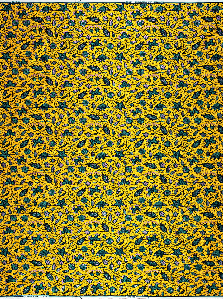 Wax Hollandais | VL00040.179 | Orné de Lilas