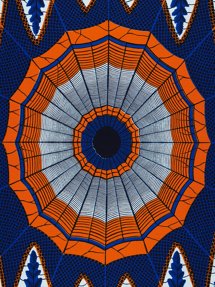 Wax Hollandais | VL00549.207 | Anansi's Spiderweb, The Spider