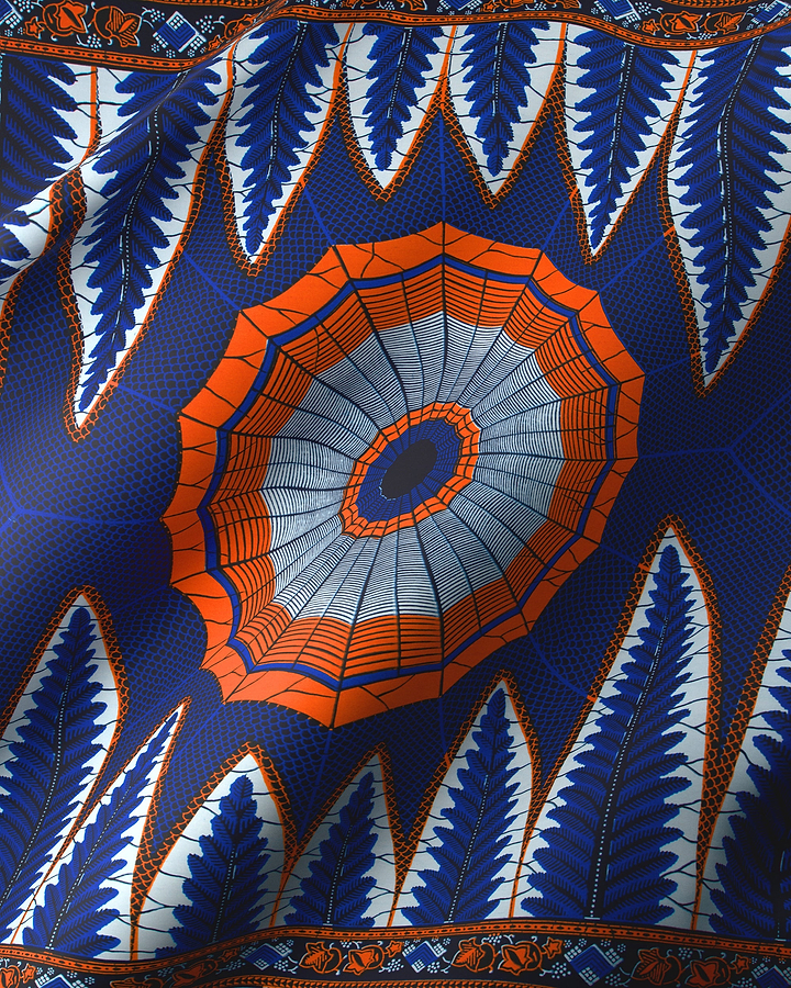 Wax Hollandais | VL00549.207 | Anansi's Spiderweb, The Spider