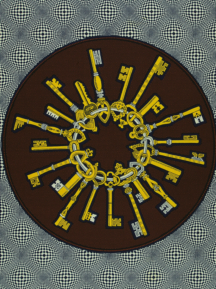 Wax Hollandais | VL00780.056 | Bunch of keys, Central Bank, Keys to life