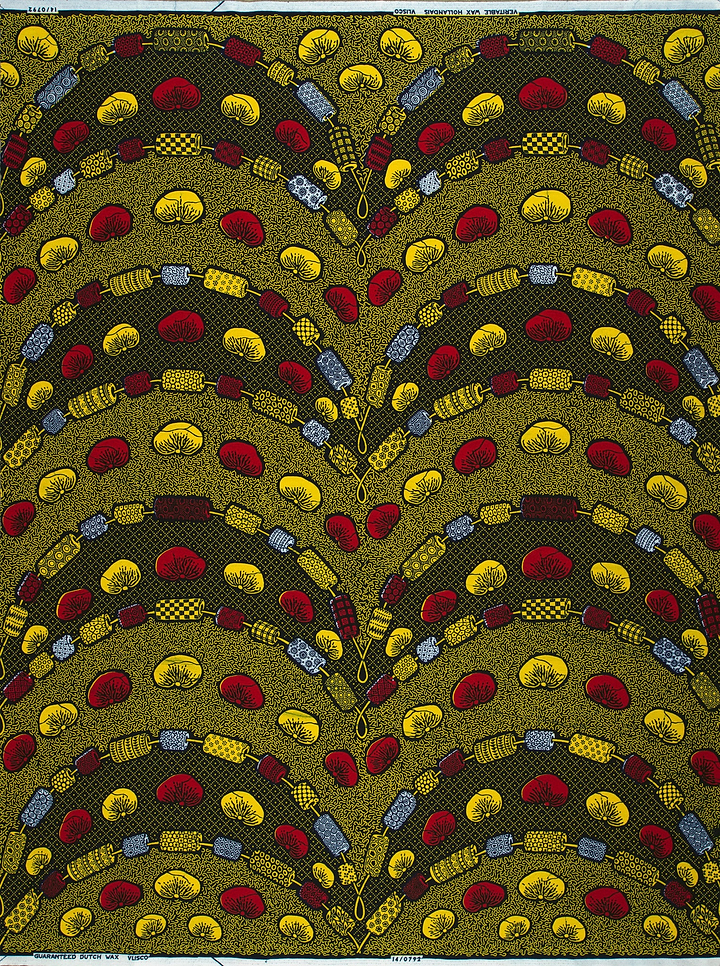 Wax Hollandais | VL00792.207 | Akplekan, Akplekan Necklace, Beads, Necklace, Necklace Tomato, Odo Chain, Tomatoes