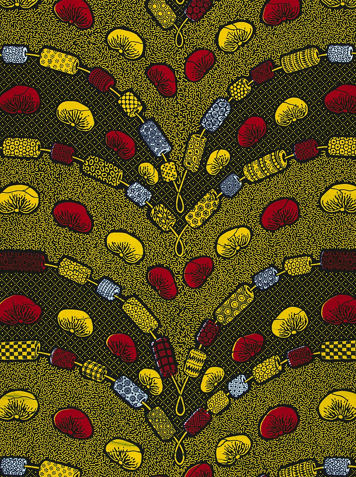 Wax Hollandais | VL00792.207 | Akplekan, Akplekan Necklace, Beads, Necklace, Necklace Tomato, Odo Chain, Tomatoes