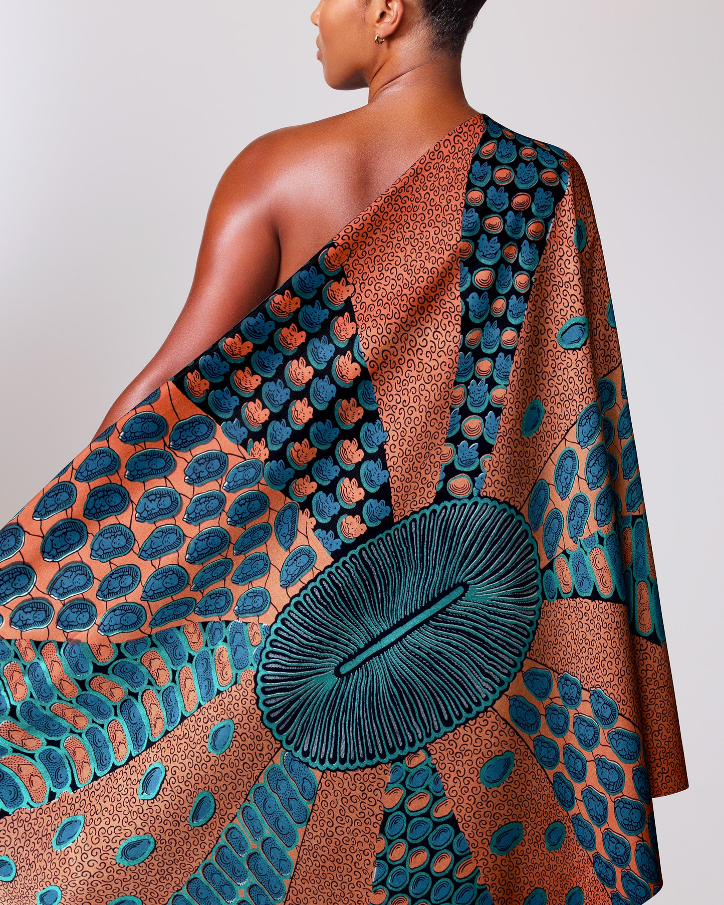 Wax Hollandais | VL00963.159 | Blue Embellished