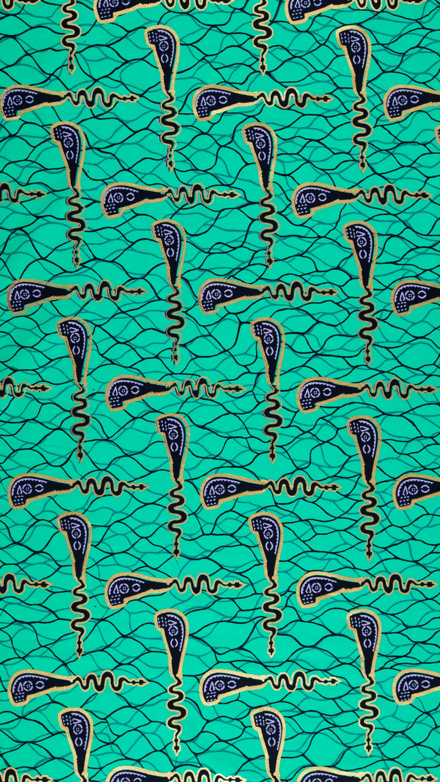 Wax Hollandais | VL00990.089 | Gold Embellished