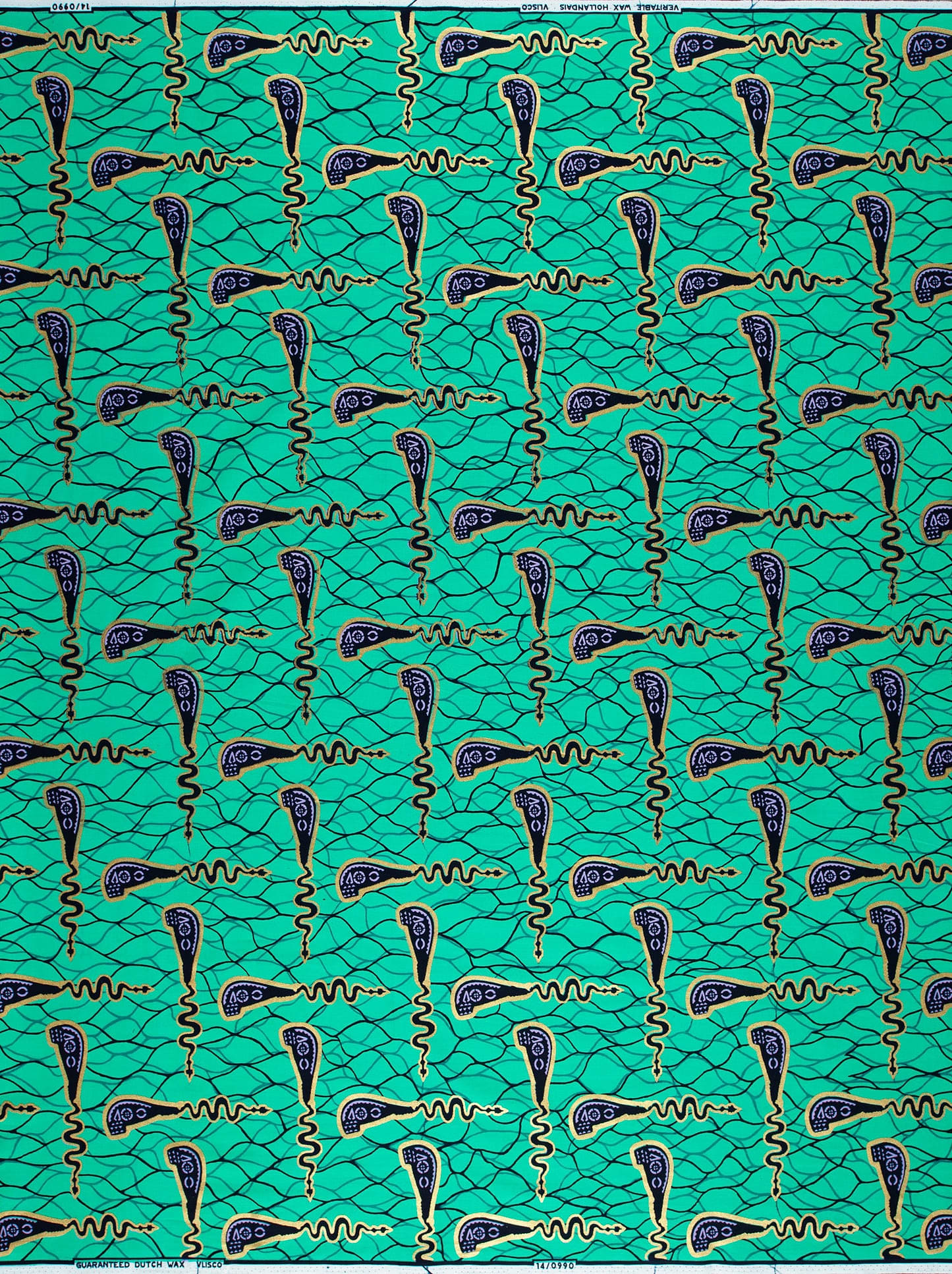 Wax Hollandais | VL00990.089 | Gold Embellished