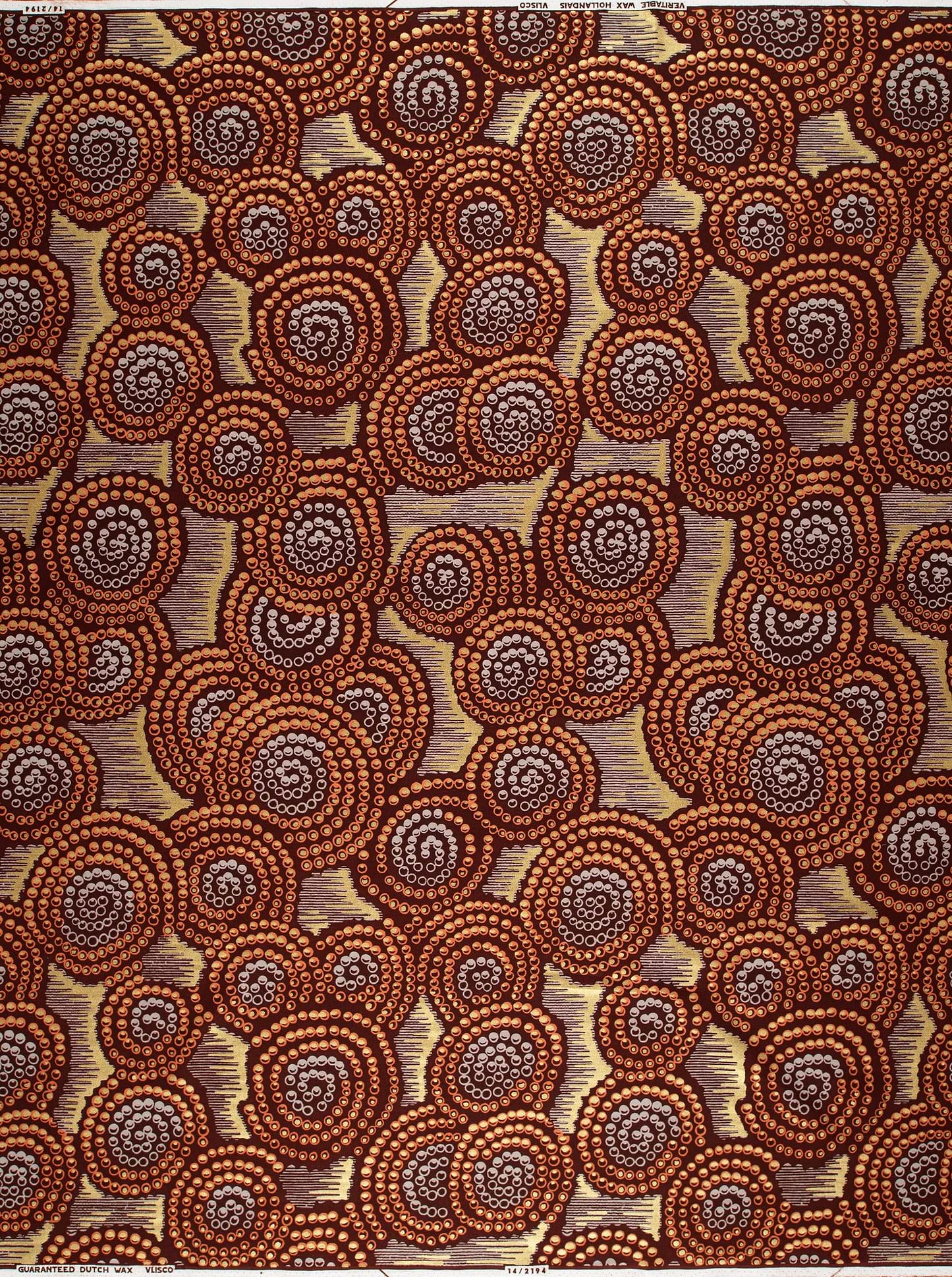 Wax Hollandais | VL02194.007 | Orné d'Or