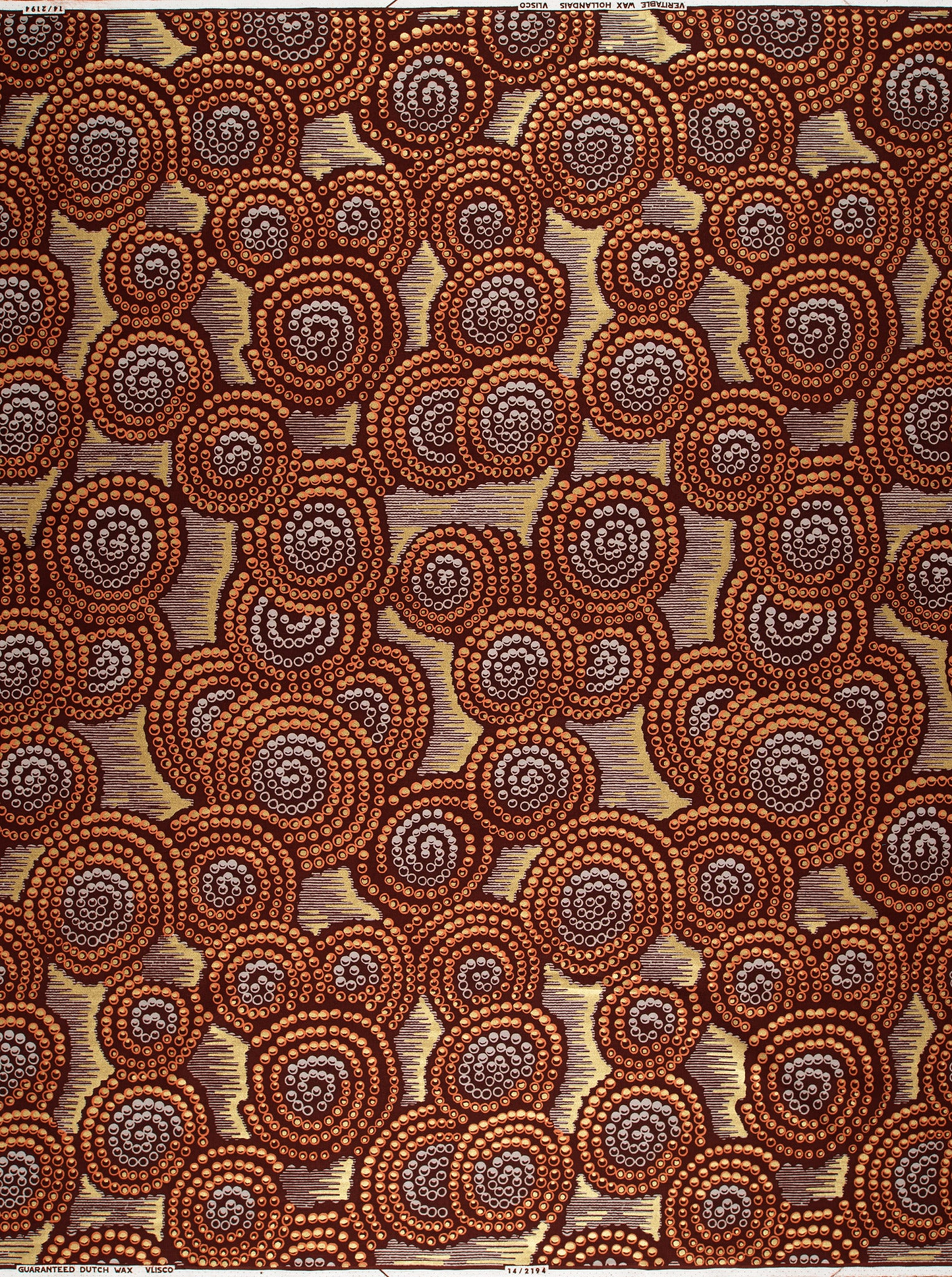 Wax Hollandais | VL02194.007 | Orné d'Or