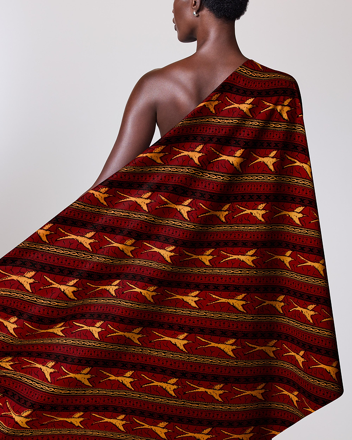 Wax Hollandais | VL02481.056 | Flying Bird, Scissors